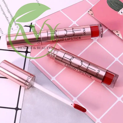 12-Color Best-Selling Long-Lasting Waterproof Lip Gloss Set - Image #2