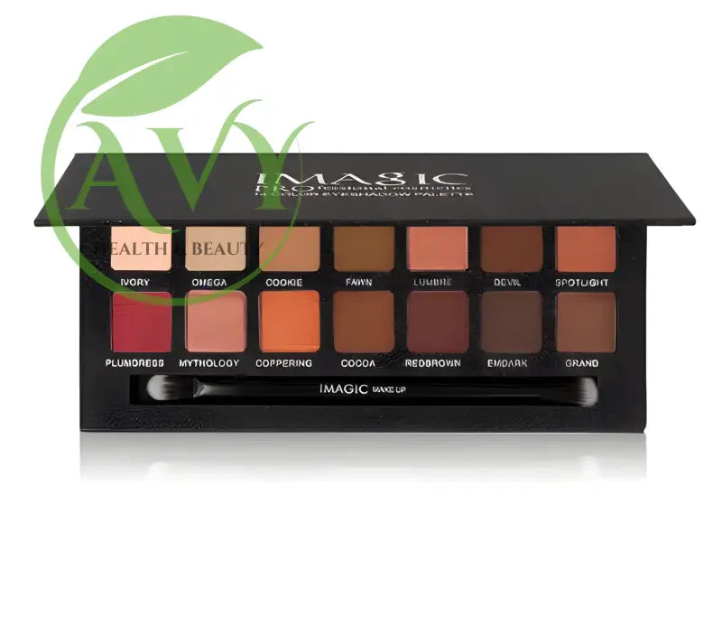 14-Color Matte Nude Eyeshadow Palette: Versatile Cosmetics for Stunning Eye Looks - Image #1