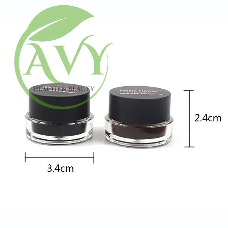 Dimensions of Gel Eyeliner jars