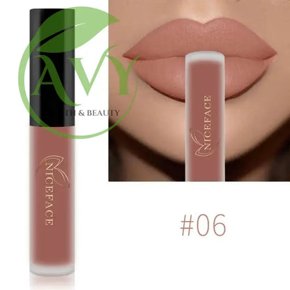 Shade #06 nude matte liquid lipstick