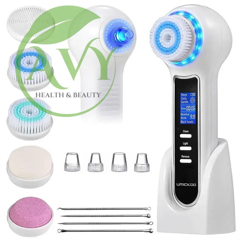 3-in-1 Electric Facial Cleanser: Sonic Vibration Brush for Deep Cleaning and Exfoliation - Image #1