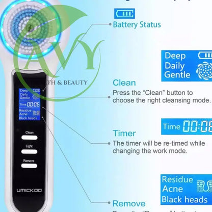 3-in-1 Electric Facial Cleanser: Sonic Vibration Brush for Deep Cleaning and Exfoliation - Image #7