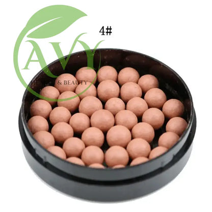 3-in-1 Matte Blusher Ball: Blush, Eyeshadow, Contour Powder - 8 Color Options - Image #7