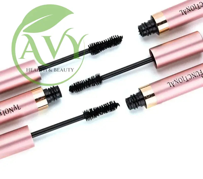 4D Silk Fiber Lash Mascara - Waterproof Lengthening Mascara for Stunning Eyelashes - Image #2