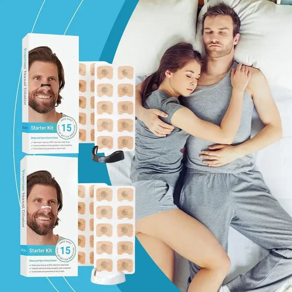 Magnetic Nasal Strips improve nasal breathing, reduce snoring, and enhance sleep quality.