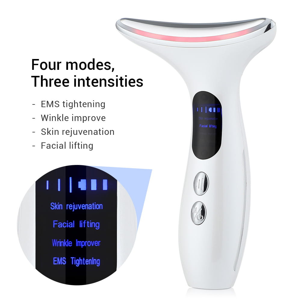 Handheld Color Light Therapy Facial Beauty Device for skin treatments and rejuvenation.