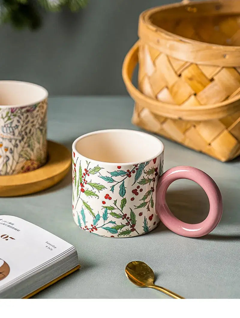 British Style Ceramic Coffee Mug:perfect gift