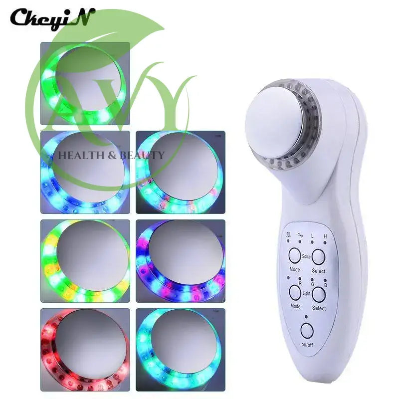 7 Colors LED Light Photon Face Care Device for Anti-aging and Deep Cleaning - Image #3