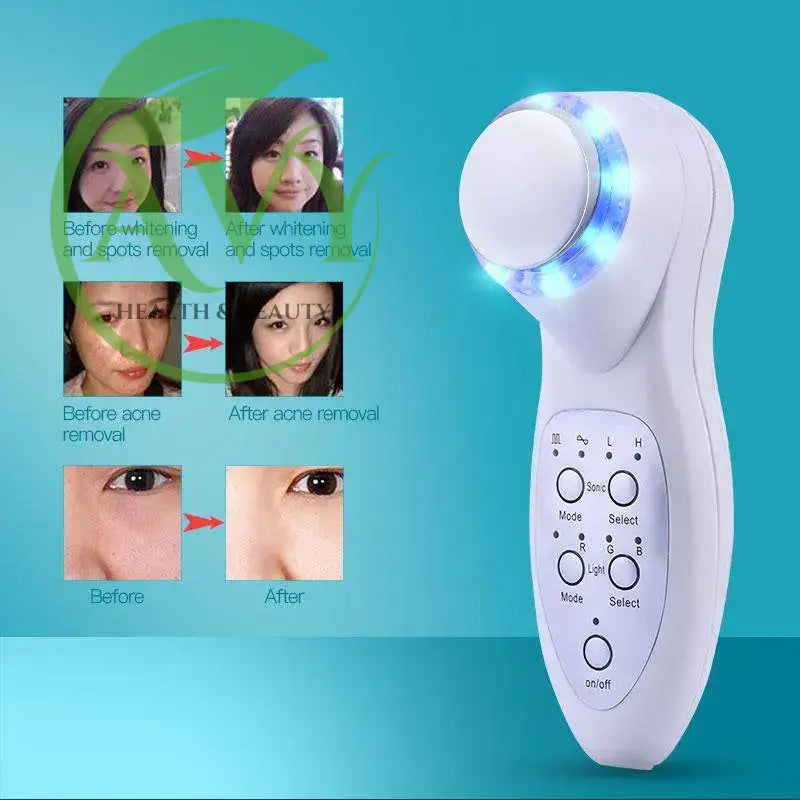 7 Colors LED Light Photon Face Care Device for Anti-aging and Deep Cleaning - Image #6