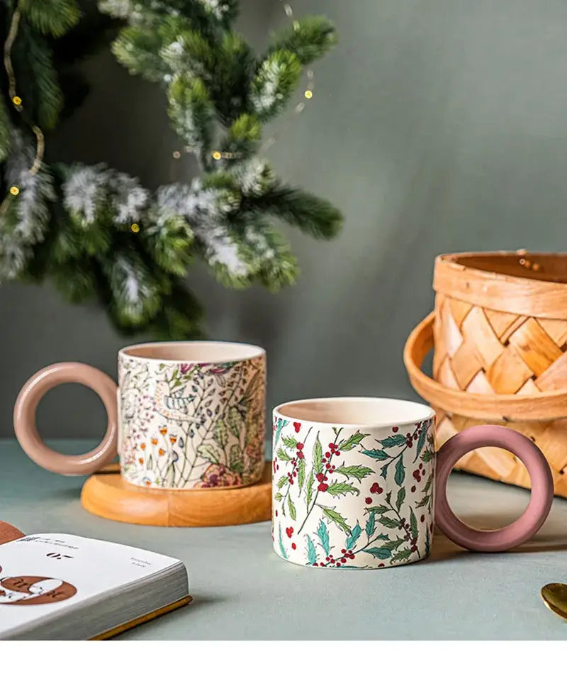 British Style Ceramic Coffee Mug:perfect gift