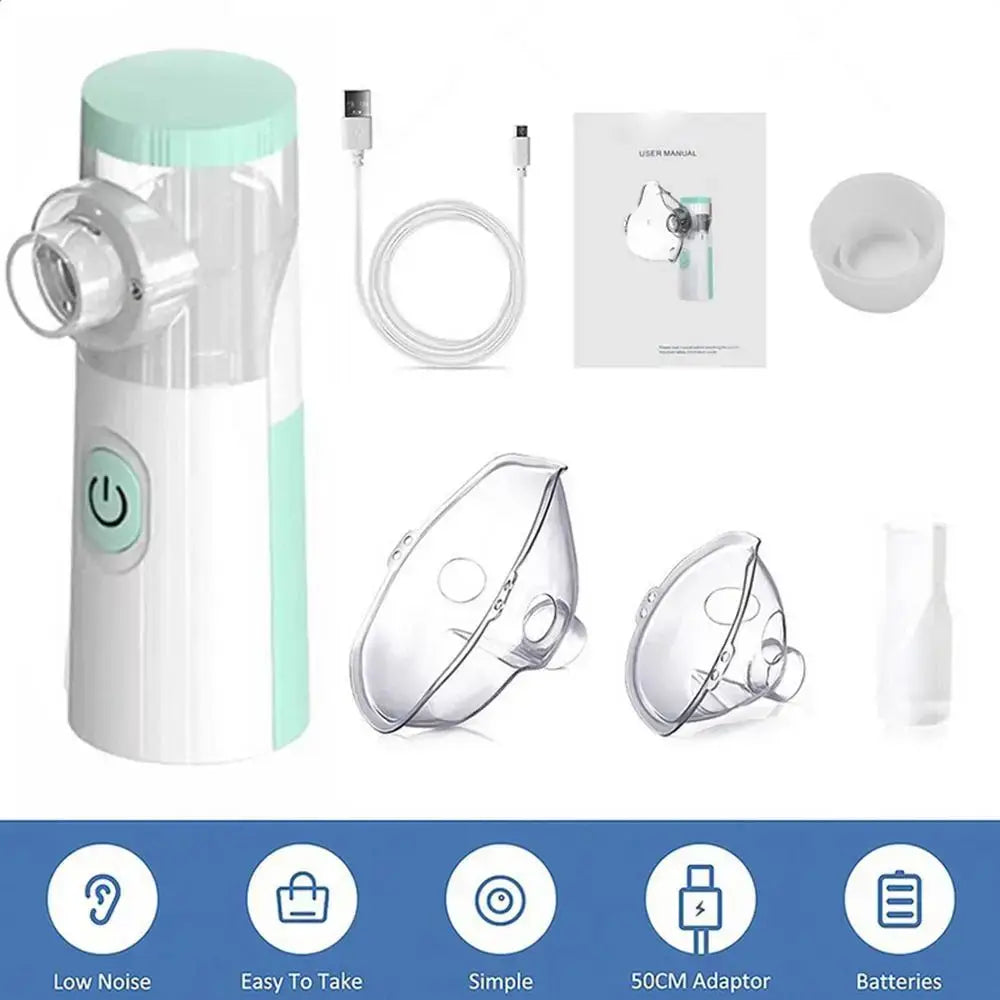 Portable Mesh Nebulizer: Silent & Compact