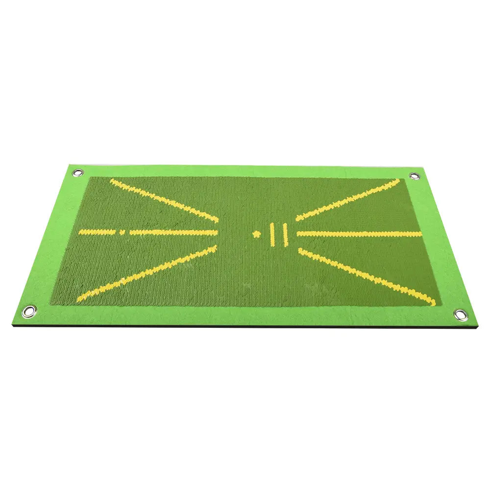 Golf Swing Training Mat: Practice Your Swing and Improve Direction with Traceable Track Ma