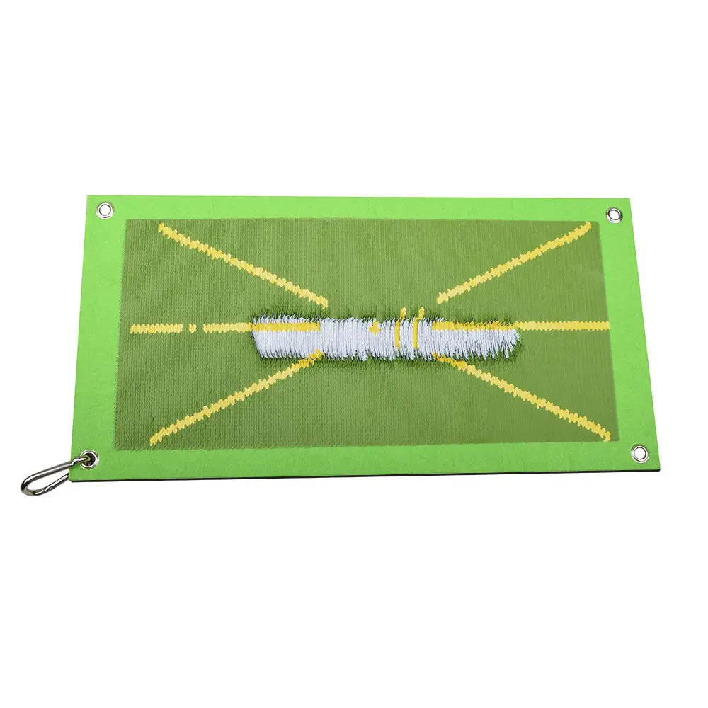 Golf Swing Training Mat: Practice Your Swing and Improve Direction with Traceable Track Ma