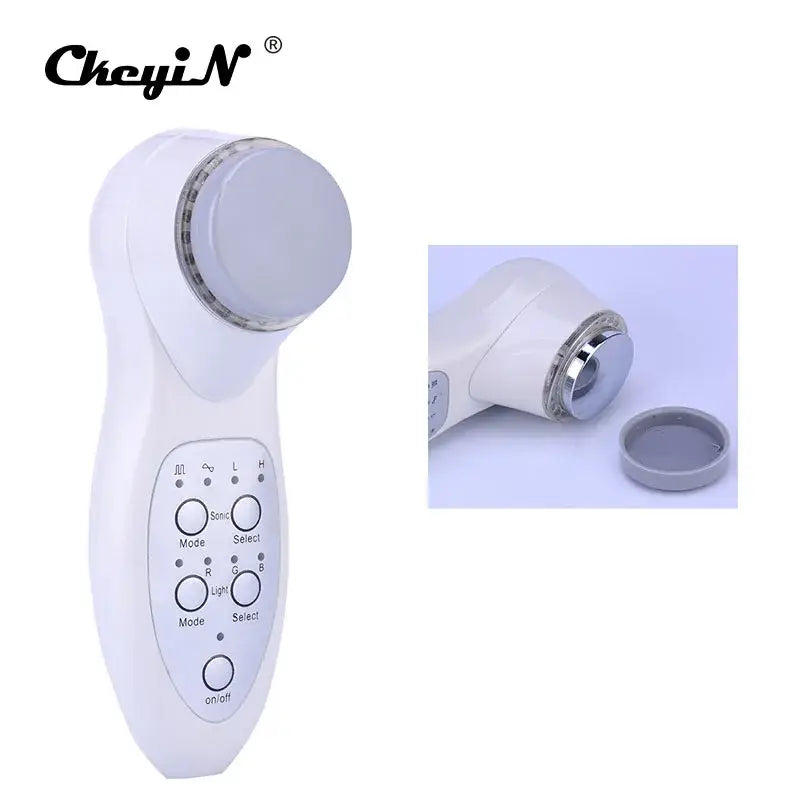 Handheld LED Light Photon Face Care Device for anti-aging and deep cleaning.