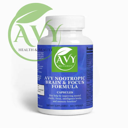 AVY Nootropic Brain & Focus Formula - AVY Health & Beauty