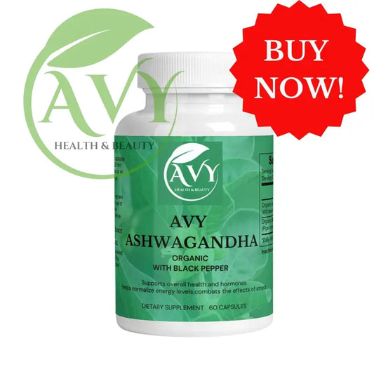 AVY Organic Ashwagandha - AVY Health & Beauty