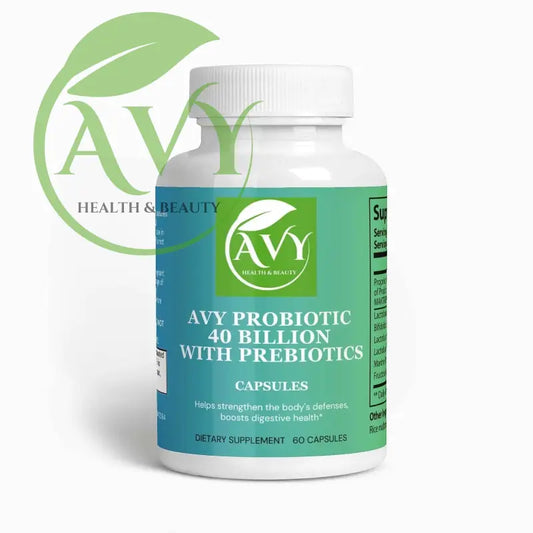 AVY Probiotic 40 Billion with Prebiotics - AVY Health & Beauty