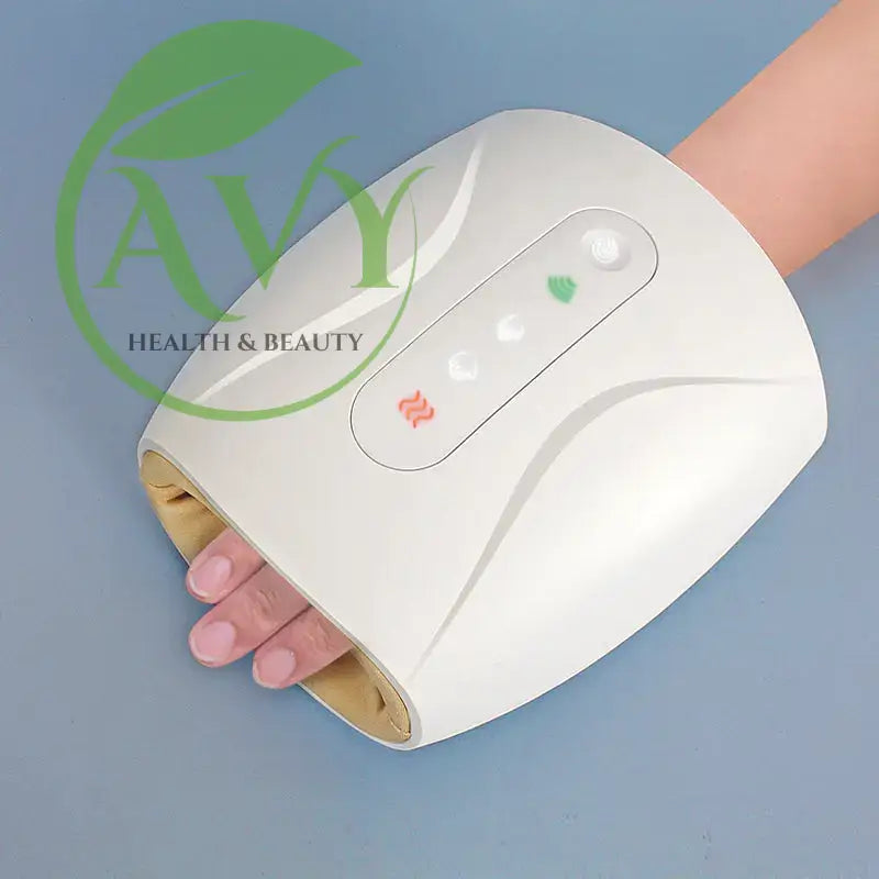 Electric Hand Massager: Wireless Palm and Finger Acupoint Therapy Device with Air Pressure and Heat Compression for Beauty and Relaxation - Image #1