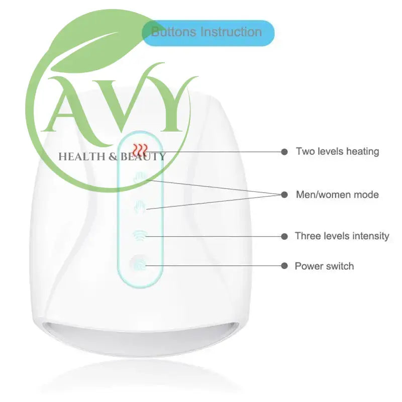 Electric Hand Massager: Wireless Palm and Finger Acupoint Therapy Device with Air Pressure and Heat Compression for Beauty and Relaxation - Image #3