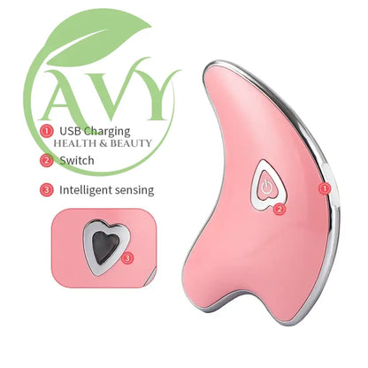 Electric Scraping Massager: Wrinkle Removal and Facial Lifting Device with Heating Function for Facial and Body Beauty Care - Image #6