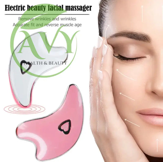 Electric Scraping Massager: Wrinkle Removal and Facial Lifting Device with Heating Function for Facial and Body Beauty Care - Image #1