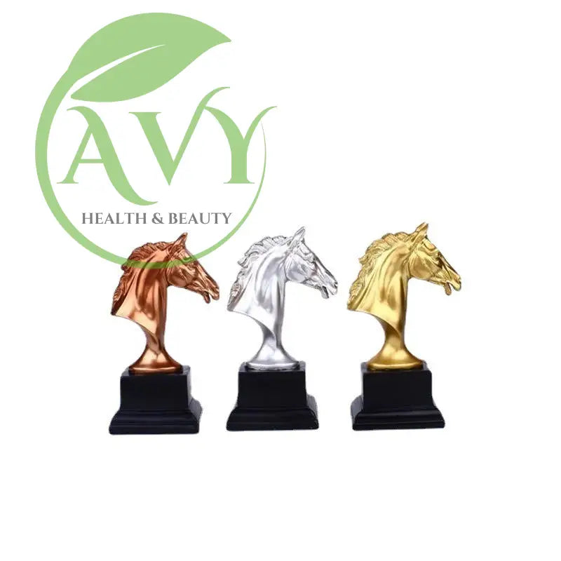 Equestrian Elegance: Sports Resin Horse Head Trophies for Personalized Office Decor and Hallway Gifts - home decor