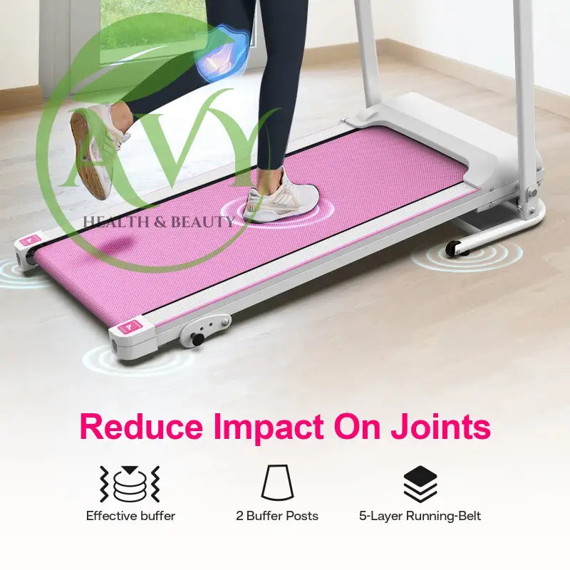 Foldable Electric Treadmill: Compact Running Machine for Home Gym with 2.5HP Motor and 265 lbs Weight Capacity - Image #6