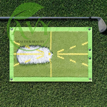 Golf Swing Training Mat: Practice Your Swing and Improve Direction with Traceable Track Ma - Image #5