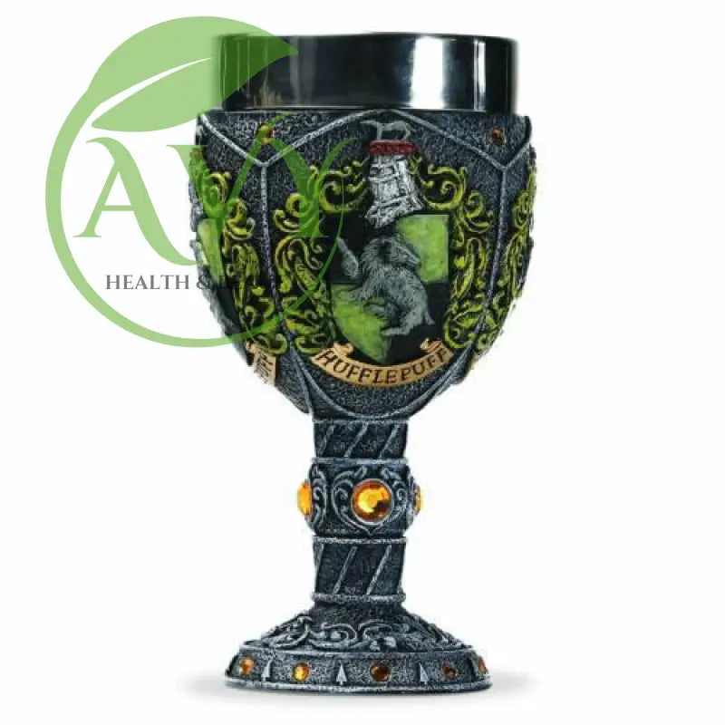 Handmade Stainless-Steel Goblet & 3D Resin Artistic Wine Glasses - green - Wine-glasses