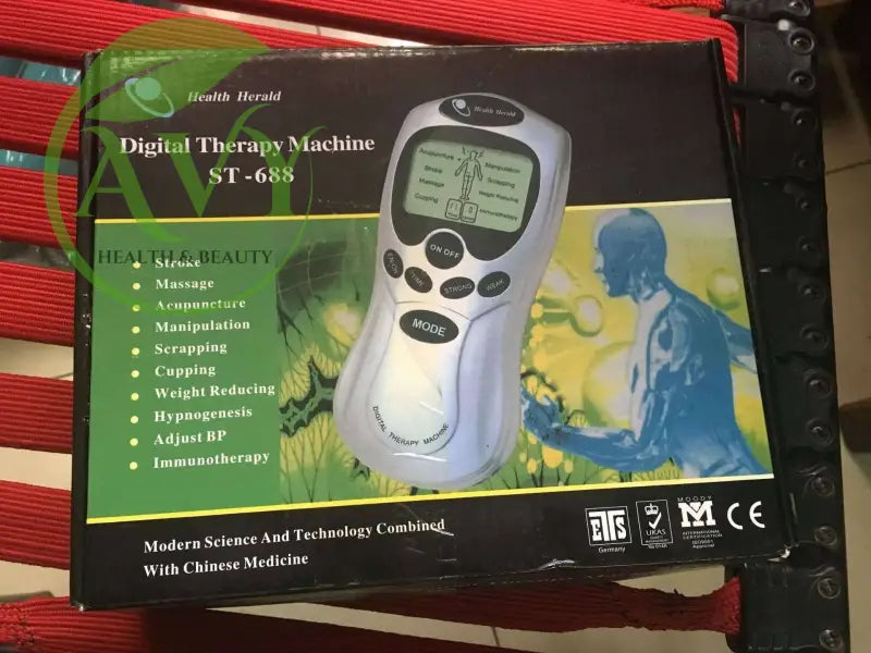 LCD Digital Tens Unit Full Body Massager with Acupuncture Therapy - Shoulder Massager Included