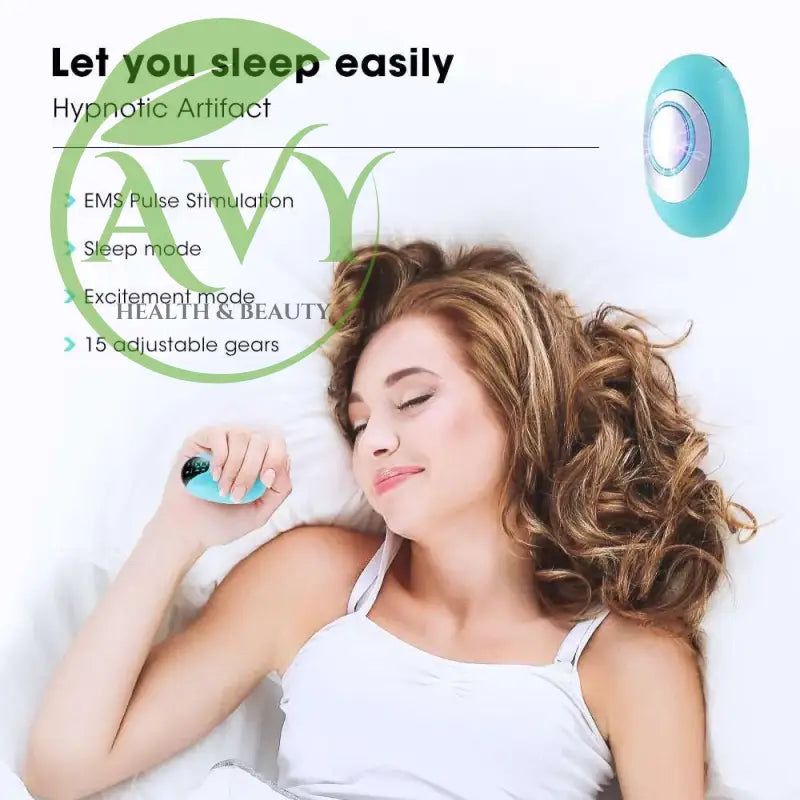 Microcurrent Pulse Massage Device for Sleep Aid and Anxiety Relief - Safe Relaxation Tool for Children and Adults