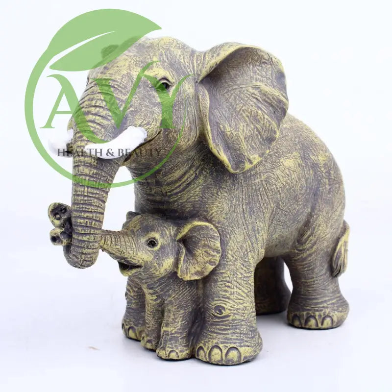 Mother and Child Elephant Resin Craft Set - Unique Home Decor and Creative Gift Idea - ornaments