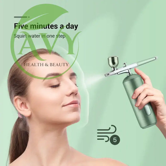 Portable High-Pressure Oxygen Injection Device: Hydration Spray Beauty Instrument for Facial Moisturization - Image #1