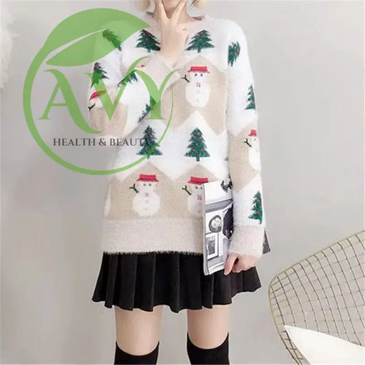 Winter Holidays Knitted Sweater by AVY Health & Beauty - clothes