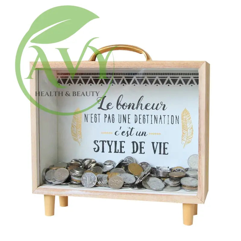 Wooden Creative Storage Box: Desktop Decoration Fun Gifts